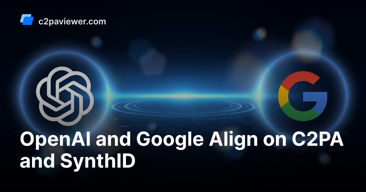 OpenAI and Google Align on C2PA and SynthID: A Turning Point for ...